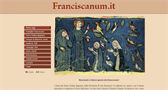 Desktop Screenshot of franciscanum.it