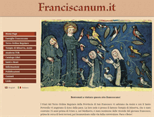 Tablet Screenshot of franciscanum.it